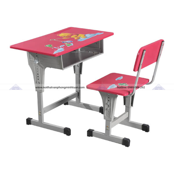 Bộ Bàn Ghế Học Sinh Cao Cấp BHS03, GHS03