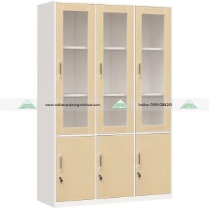 Tủ Sắt Cánh Gỗ TU09K7GM