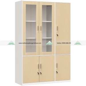 Tủ Sắt Cánh Gỗ TU09K5GM