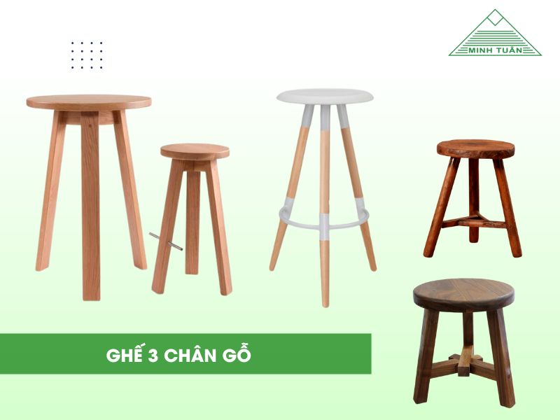 Ghế 3 Chân Gỗ Dùng Có Tốt Không? Ưu Và Nhược Điểm Của Ghế 3 Chân Gỗ