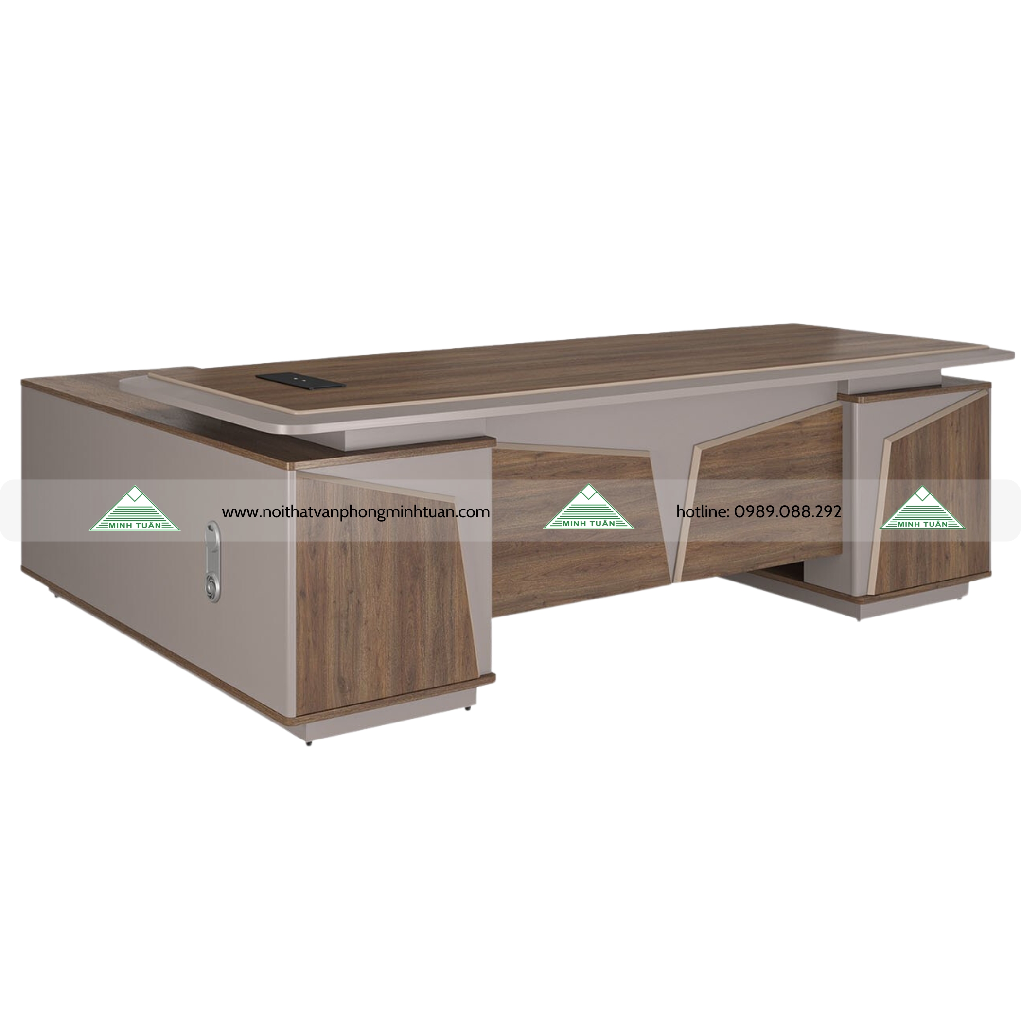 Bàn Tủ Lãnh Đạo Cao Cấp LUXB2418S1