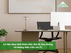 Có Nên Mua Ghế Giám Đốc Giá Rẻ Hay Không Và Những Điều Cần Lưu Ý?