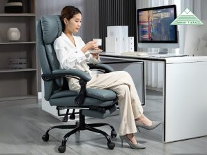 Trải Nghiệm Đẳng Cấp Với Ghế Giám Đốc Bọc Da Cao Cấp