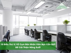 10 Điều Thú Vị Về Cụm Bàn Nhân Viên Bạn Cần Biết Để Cải Thiện Năng Suất
