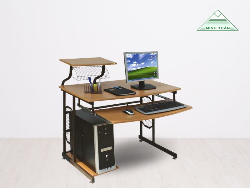Bàn Máy Tính Khung Thép – Sự Kết Hợp Giữa Thẩm Mỹ Và Độ Bền Vượt Trội