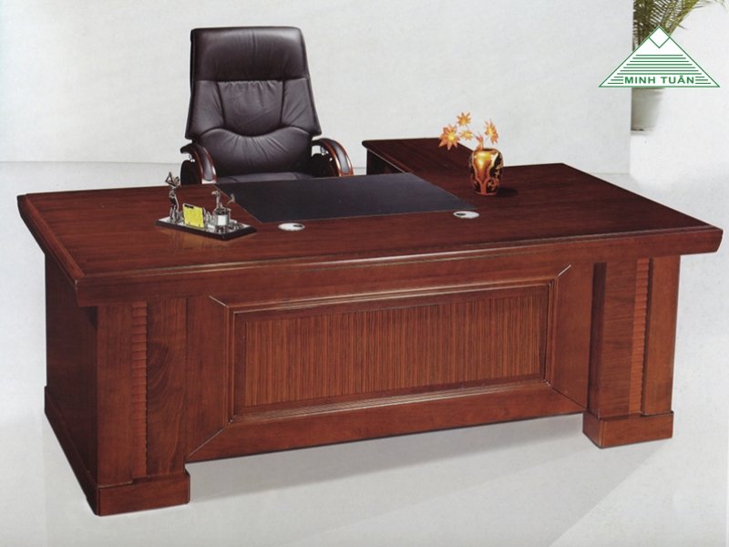 Bàn Giám Đốc Gỗ Tự Nhiên – Đẹp, Bền, Đẳng Cấp
