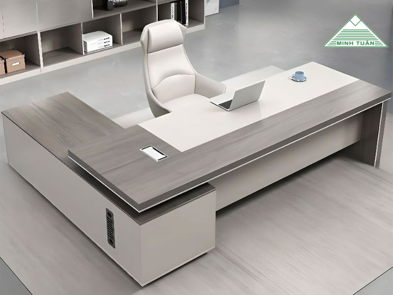 Bàn Giám Đốc Thiết Kế Chữ L – Giải Pháp Tối Ưu Không Gian Làm Việc