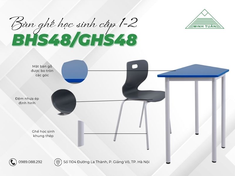 Bàn Ghế Học Sinh Cấp 1-2: Lựa Chọn Đúng Giúp Con Học Giỏi, Ngồi Đúng Tư Thế!