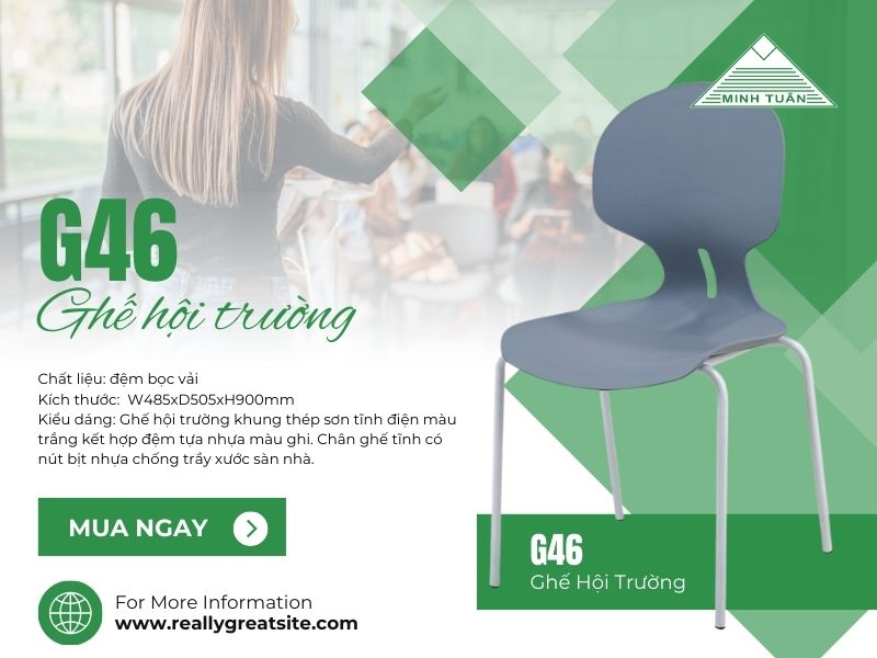 Bí Kíp Thiết Kế Phòng Hội Trường Chuẩn Sang Trọng Với Ghế Hội Trường G46