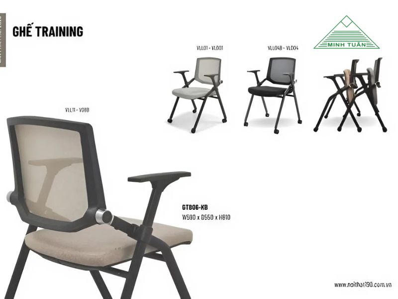 Ghế Training GTB06 – Sự Lựa Chọn Hàng Đầu Cho Môi Trường Đào Tạo Chuyên Nghiệp