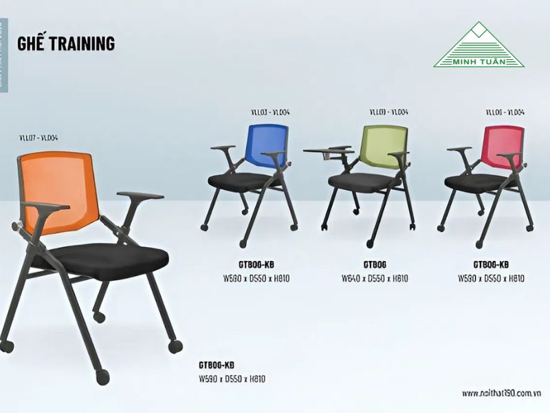 Ghế Training GTB06 – Sự Lựa Chọn Hàng Đầu Cho Môi Trường Đào Tạo Chuyên Nghiệp