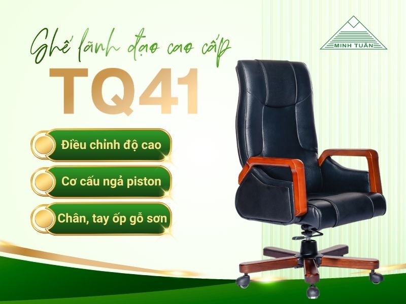 Khám Phá Ghế Lãnh Đạo Cao Cấp TQ41 – Thiết Kế Đẳng Cấp Cho Phòng Giám Đốc