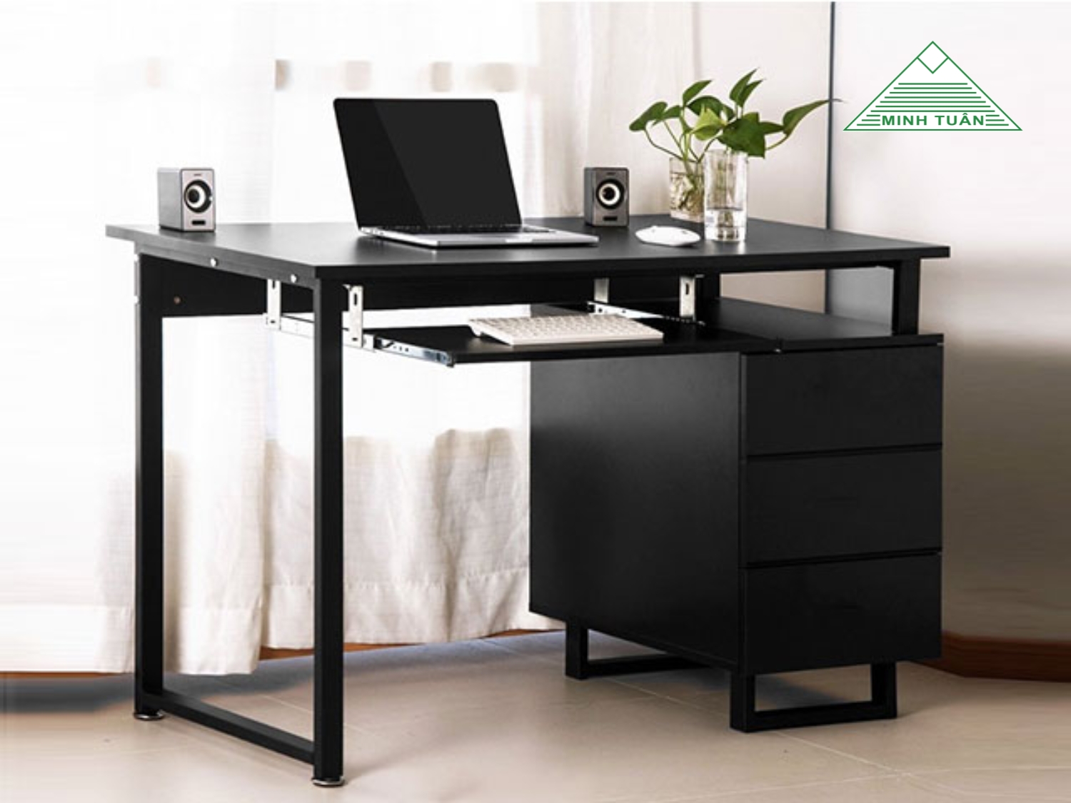 Bàn Làm Việc Có Ngăn Kéo Giúp Ngồi Làm Việc Dài Giờ Không Mỏi