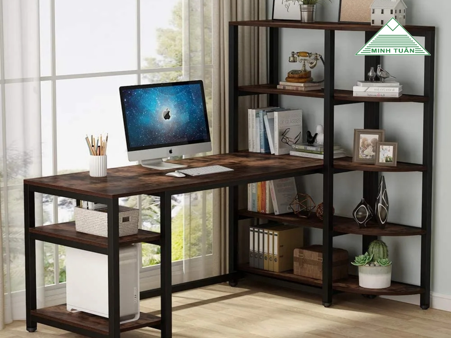 Bàn Máy Tính Industrial Phù Hợp Với Những Không Gian Nào?