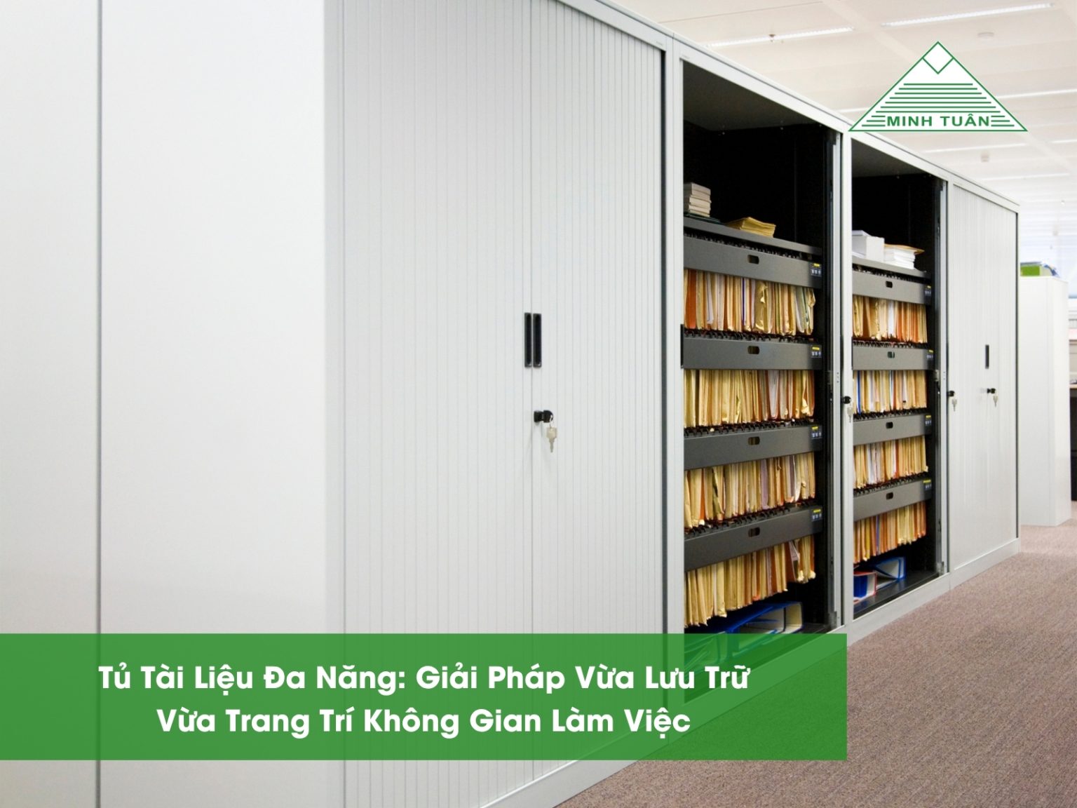 Tủ Tài Liệu Đa Năng: Giải Pháp Vừa Lưu Trữ Vừa Trang Trí Không Gian Làm Việc