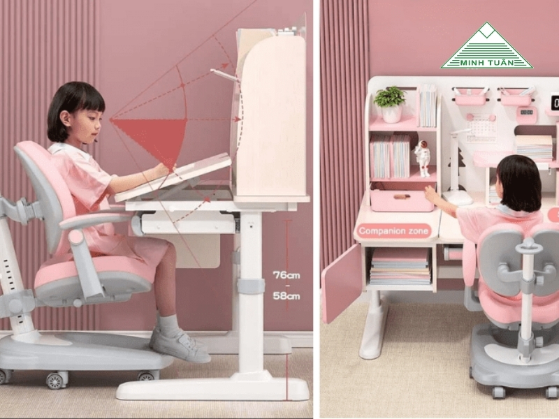 Ghế Công Thái Học Dành Cho Trẻ Em: Bí Quyết Giúp Con Ngồi Học Đúng Tư Thế