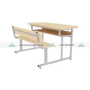 Bàn Học Sinh Liền Ghế BHS-19-01A / BHS-19-01A-CS
