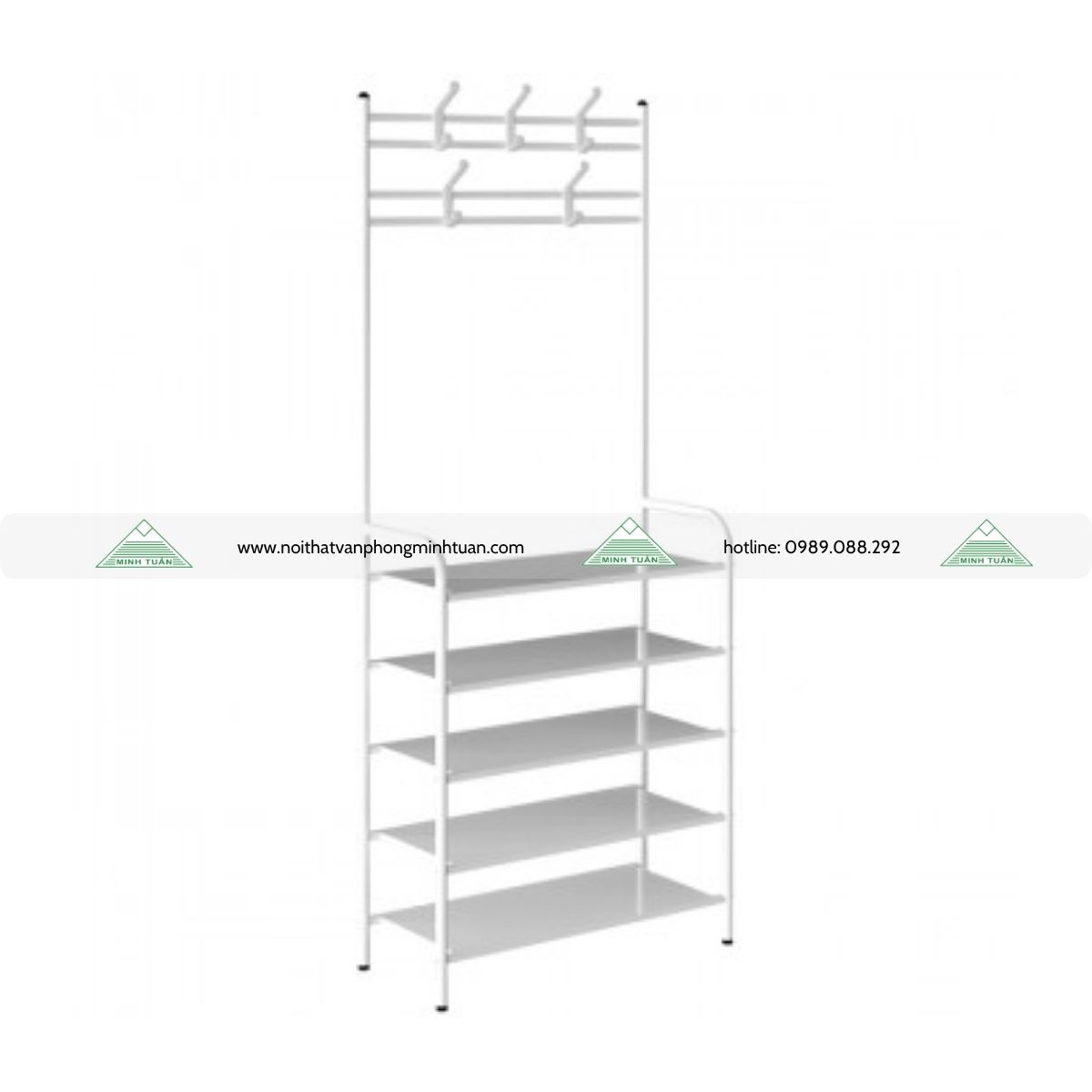 Giá Để Giày Kèm Móc Treo Áo GK01