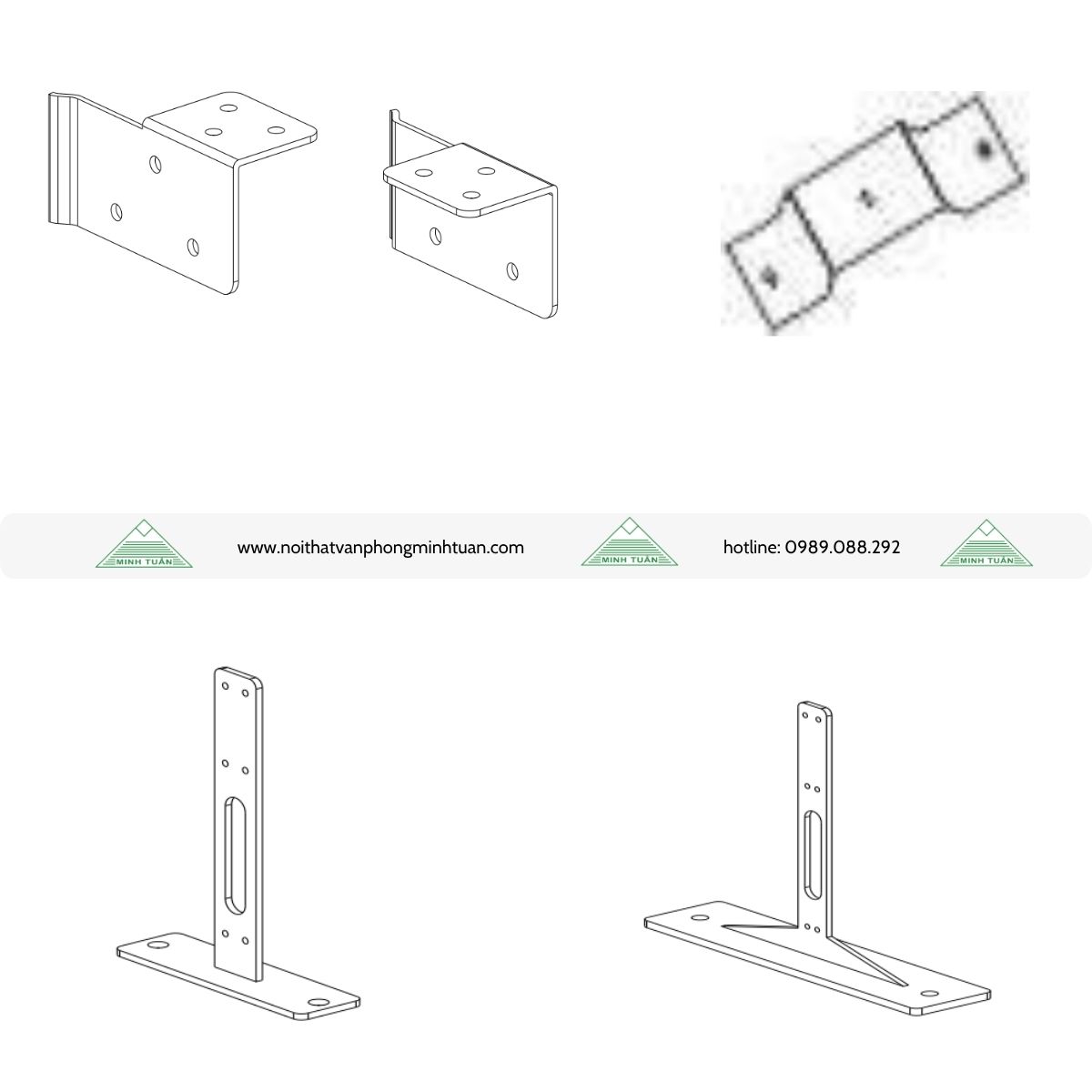 Phụ Kiện Dùng Cho Vách Ngăn Khung Nhôm B1T B1P; C02; C06; C07